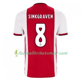 Fußballtrikots Ajax Amsterdam Daley Sinkgraven 8 2019-2020 Kurzarm Heimtrikotsatz kaufen
